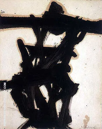 Black and White 1954 By Franz Kline