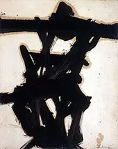 Black and White 1954 By Franz Kline