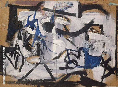 Gray Abstraction 1949 By Franz Kline