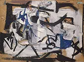 Gray Abstraction 1949 By Franz Kline
