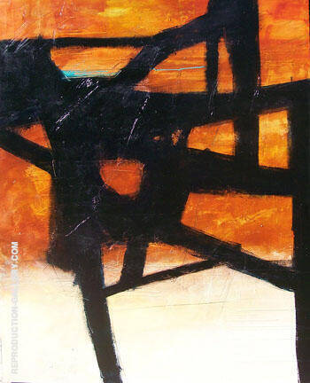 Homage II by Franz Kline | Oil Painting Reproduction