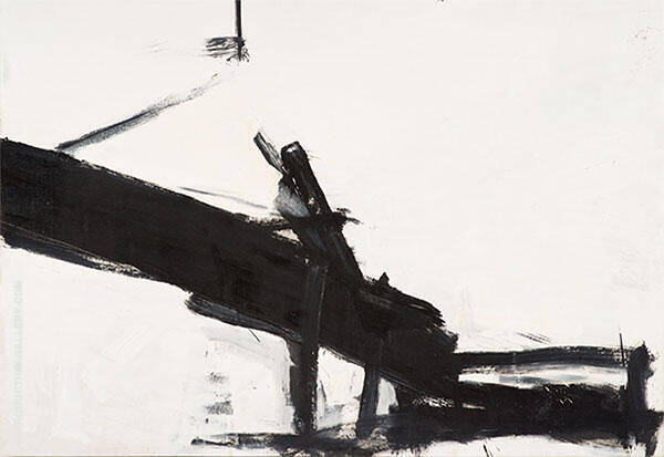 Monitor 1956 by Franz Kline | Oil Painting Reproduction