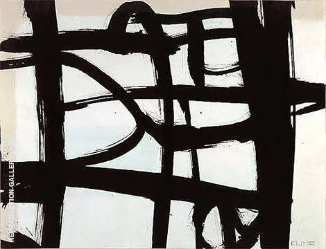 Untitled 1952 A By Franz Kline
