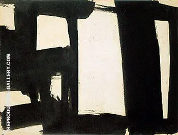 Untitled 1953 A By Franz Kline