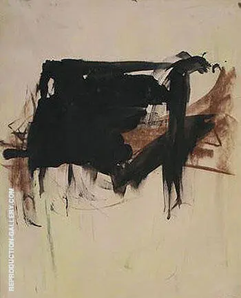 Untitled c1957 2 By Franz Kline