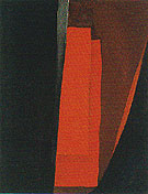 Abstraction Red and Black Night 1929 By Georgia O'Keeffe
