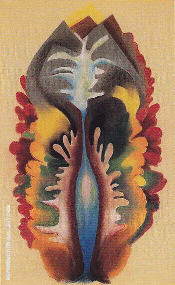 Abstraction Seaweed and Water Maine 1920 By Georgia O'Keeffe