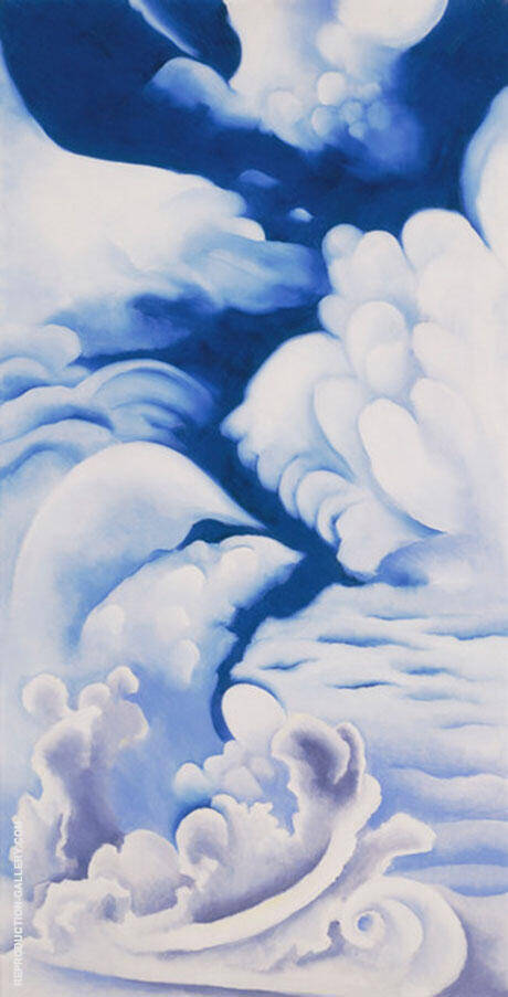 A Celebration 1924 by Georgia O'Keeffe | Oil Painting Reproduction