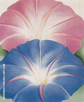Blue Morning Glories New Mexico 1935 By Georgia O'Keeffe