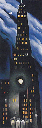 Ritz Tower Night 1928 By Georgia O'Keeffe