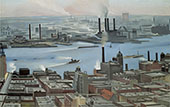 East River From Both Story Of Shelton Hotel 1928 By Georgia O'Keeffe