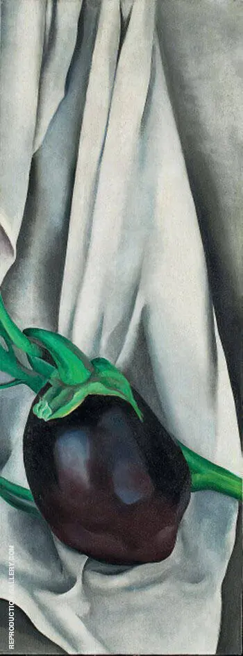 Eggplant The Plant 1924 By Georgia O'Keeffe