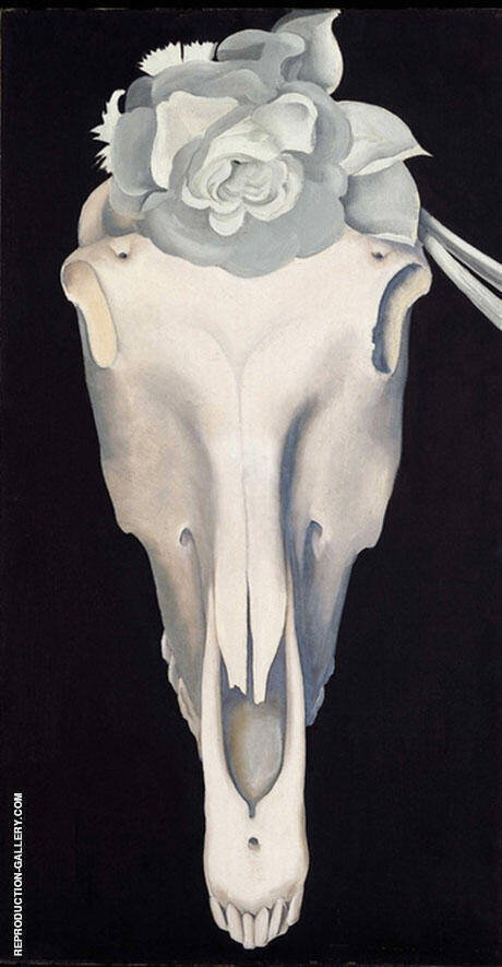 Horses Skull On Black 1931 A | Oil Painting Reproduction
