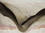 Black Place Grey And Pink 1949 By Georgia O'Keeffe