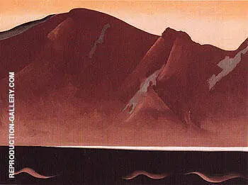 Mountain At Bear Lake Taos 1930 By Georgia O'Keeffe