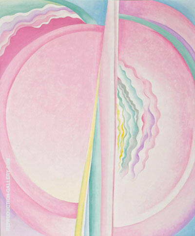 Pink Abstraction 1929 by Georgia O'Keeffe | Oil Painting Reproduction