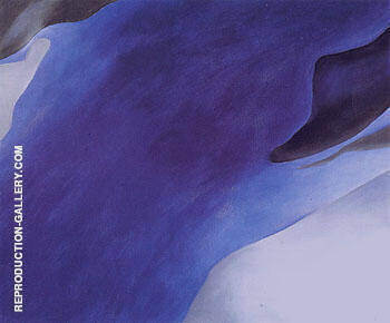 Blue1958 A by Georgia O'Keeffe | Oil Painting Reproduction
