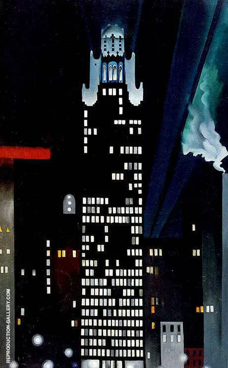 Radiator Building Night New York 1927 By Georgia O'Keeffe