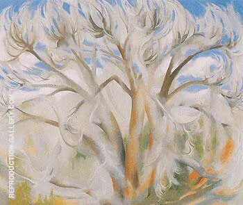 Cottonwood 1944 1 By Georgia O'Keeffe