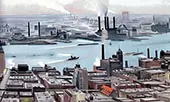 River New York 1928 By Georgia O'Keeffe