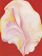 Shell on Red 1931 By Georgia O'Keeffe
