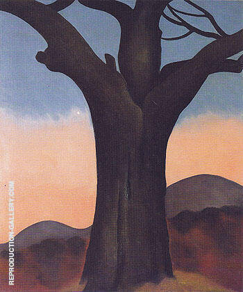 The Chestnut Grey 1924 by Georgia O'Keeffe | Oil Painting Reproduction