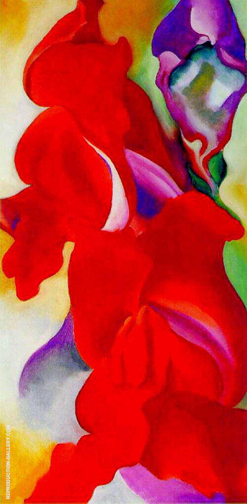 Untitled Flower 1923 430 by Georgia O'Keeffe | Oil Painting Reproduction