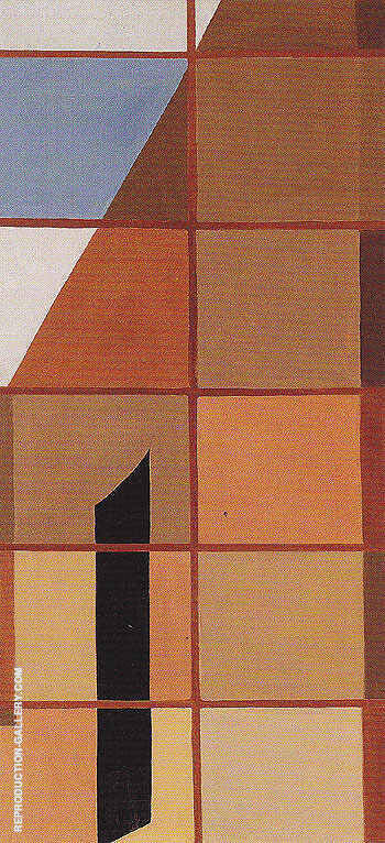 Door Through Window 1956 by Georgia O'Keeffe | Oil Painting Reproduction