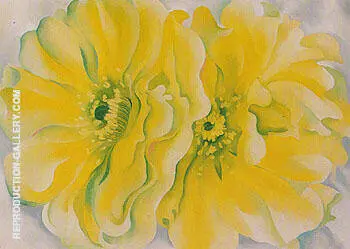 Yellow Cactus 1929 By Georgia O'Keeffe