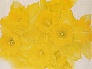 Yellow Jonquils 1936 No 2 By Georgia O'Keeffe