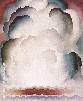 Abstraction Alexius 1928 by Georgia O'Keeffe | Oil Painting Reproduction