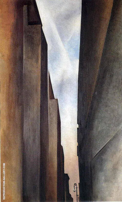 A Street New York 1926 No 1 By Georgia O'Keeffe