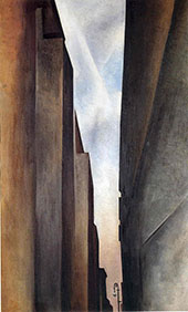 A Street New York 1926 No 1 By Georgia O'Keeffe