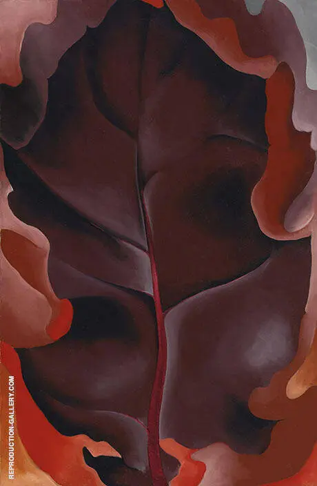 Autumn Leaf 1927 2 By Georgia O'Keeffe