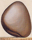 Black Rock With White Background c1963 By Georgia O'Keeffe