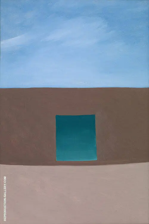 Green Patio Door 1955 By Georgia O'Keeffe