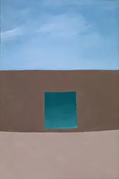 Green Patio Door 1955 By Georgia O'Keeffe
