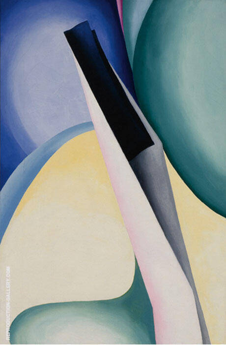 Black Spot 1919 No 2 by Georgia O'Keeffe | Oil Painting Reproduction