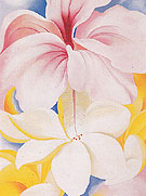 Hibiscus With Plumeria 1939 By Georgia O'Keeffe