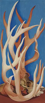 Deer Horns 1938 By Georgia O'Keeffe