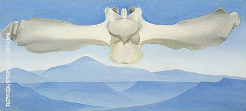 Flying Backbone 1944 by Georgia O'Keeffe | Oil Painting Reproduction