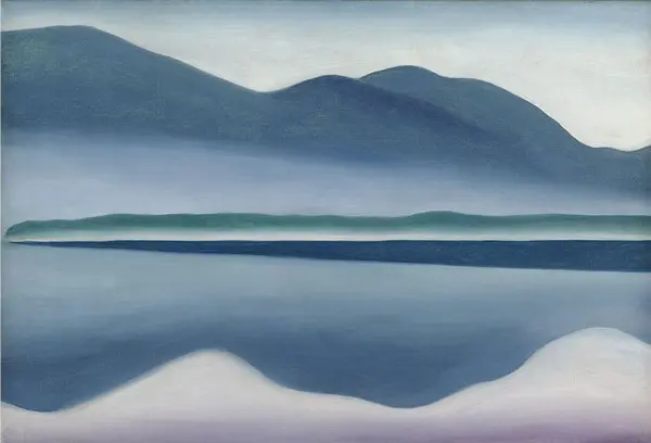 Grey Lake George 1922 By Georgia O'Keeffe