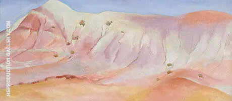 Lavender Hill With Green 1952 By Georgia O'Keeffe