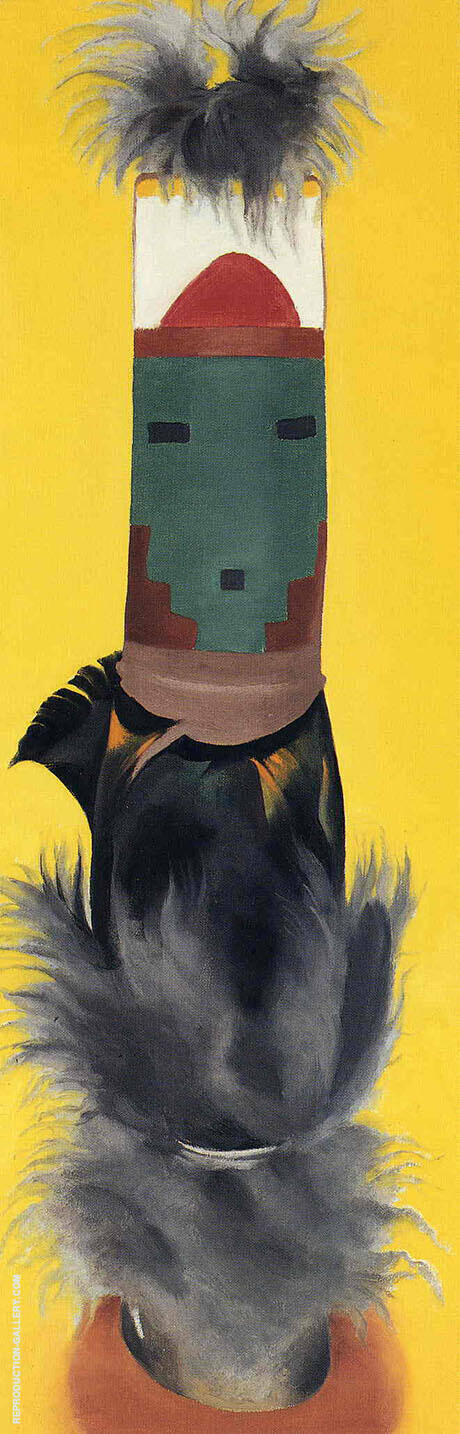 Kachina 1945 by Georgia O'Keeffe | Oil Painting Reproduction