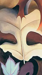 Leaf Motif 1924 No 1 By Georgia O'Keeffe