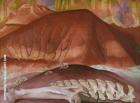Red Hills and Bones 1941 By Georgia O'Keeffe