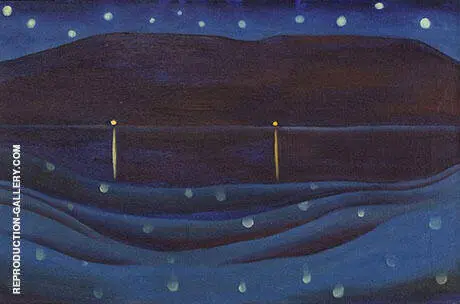 Starlight Night Lake George 1922 By Georgia O'Keeffe