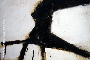 Untitled 1957 E By Franz Kline