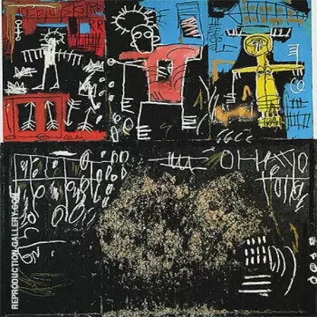 Untitled Black Tar and Feathers 1982 By Jean-Michel-Basquiat