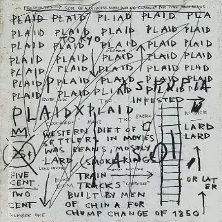 Untitled Plaid 1982 By Jean-Michel-Basquiat